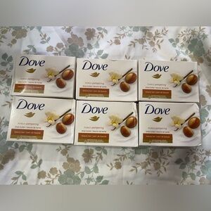 Dove Shea Butter Bar Soap, 6 Bars